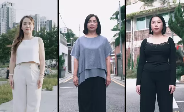 何依婷陪住三位「測試員」到韓國。