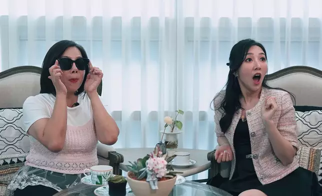 何依婷、黃梓瑋同兩位「花生友」，見到「醫美元斌」反應驚訝。