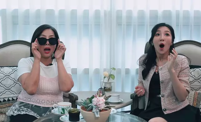 何依婷、黃梓瑋同兩位「花生友」，見到「醫美元斌」反應驚訝。