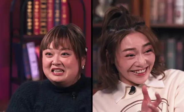 何依婷、黃梓瑋同兩位「花生友」，見到「醫美元斌」反應驚訝。