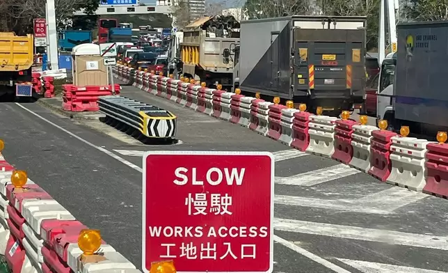 現時上址交通繁忙。FB圖片