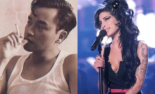 鄭恩宇社交網最後貼文分享張國榮、Amy Winehouse的照片。。鄭恩宇IG圖片