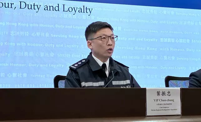 水警總區行動部總督察葉振忠。