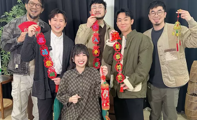 左起：朱栢謙、凌文龍、何洛瑤（Sica）、麥沛東、岑珈其、張志敏