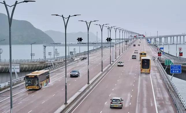 港珠澳大橋。運輸署FB圖片