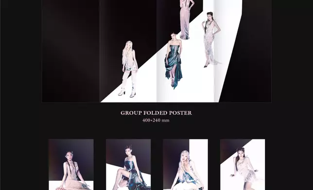 BLACKPINK近日陸續公開新專輯《DEADLINE》預覽圖。BLACKPINK官方X圖片