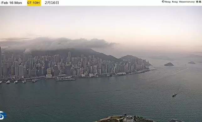 天氣。香港天文台圖片