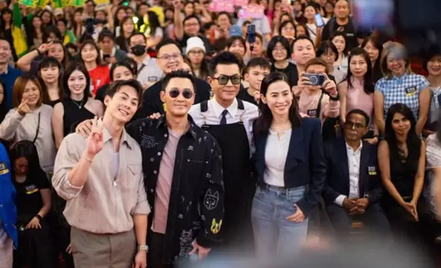 宣萱早前忙於為電影版《尋秦記》四出宣傳。