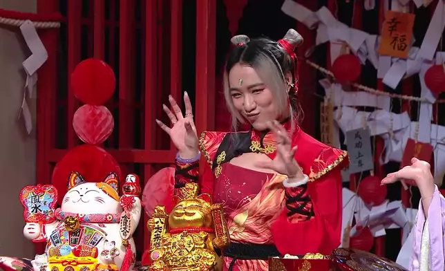 「黑無常」湯之欣、「白無常」黃瀅仴今年都會心想事成。