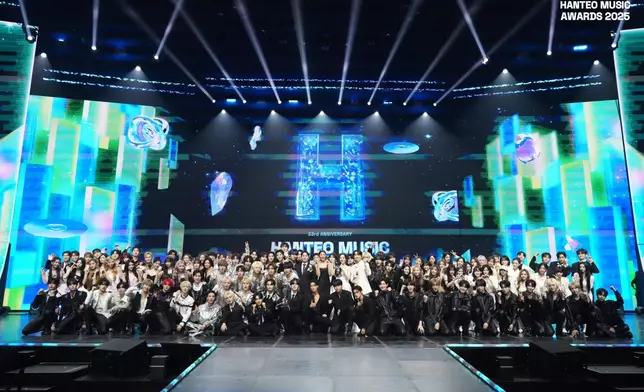 一眾韓星現身出席。HMA官方圖片