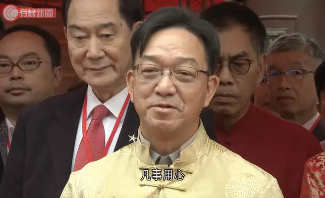 劉業強為香港求得第22號中籤。有線新聞截圖