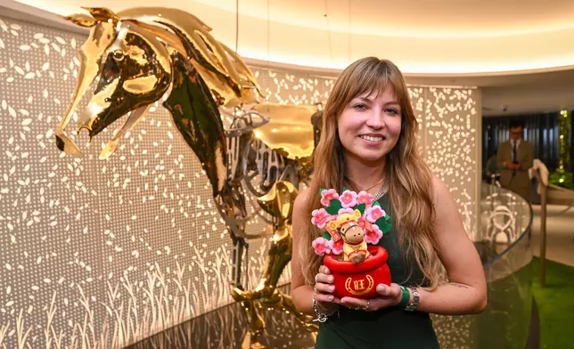 來自瑞典的Tora Northman在香港歡度新春，認為這是一個獨一無二的美好體驗。香港賽馬會圖片