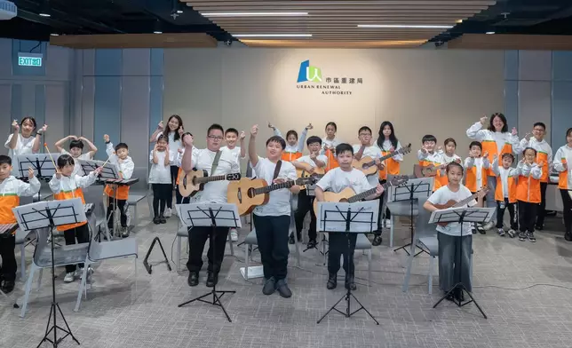 市建局2018年起成立「市建童樂．社區樂團」。FB圖片