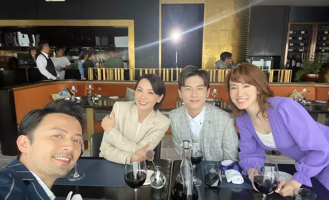 蔣家旻與同劇演員相處融洽。