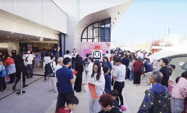 「『輕』旺媽閣迎新歲」活動早前已於媽閣站順利舉行。澳門新聞局網站圖片