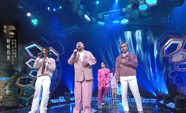 左起：林靖枝、羅陽、黃藝輝