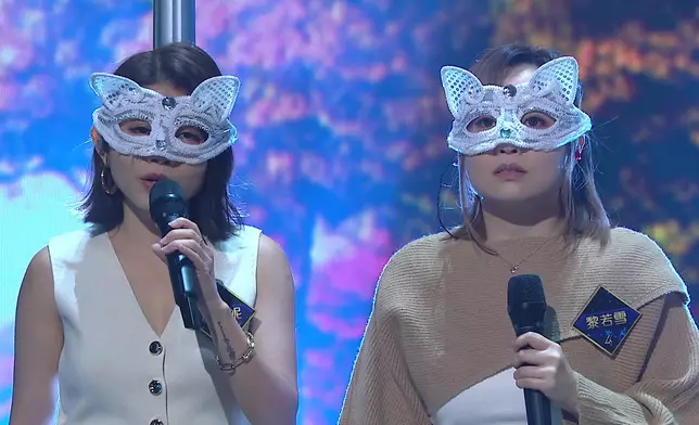 （左）許雲妮、黎若雪