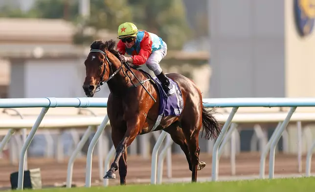 「嘉應高昇」輕鬆勝出。香港賽馬會圖片