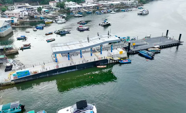 大埔的新三門仔村碼頭。發展局圖片