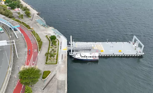 馬料水新渡輪碼頭。發展局圖片