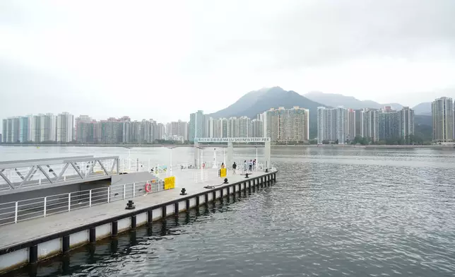 馬料水新渡輪碼頭。發展局圖片