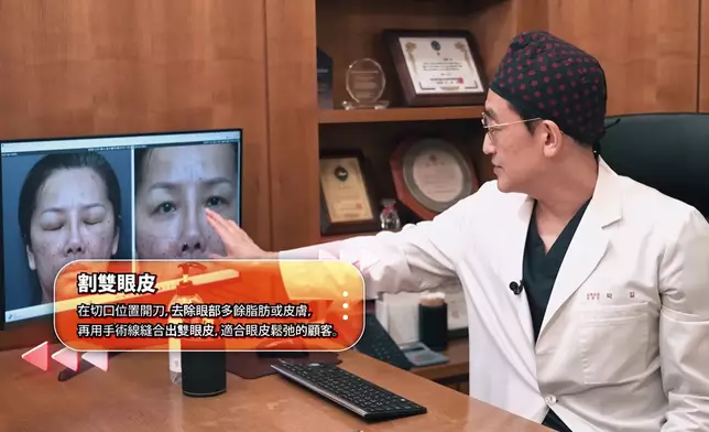 朴一院長為Jenny制定醫美方案。