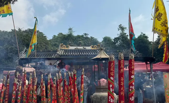 西貢蠔涌車公廟。巴士的報記者攝