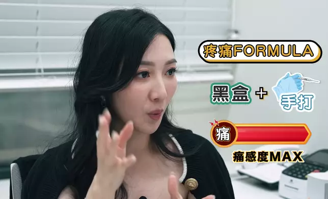 何依婷指黑盒加手打「麗珠蘭」，痛楚度達生仔級。