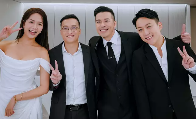 左起：梁敏巧（Maggie）、劉啟進（Matt）、沈震軒、陳衍丞（Kenneth）