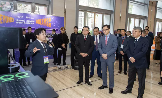 「衝出夢想」計劃成果展示日現場展示具發展潛力的初創項目