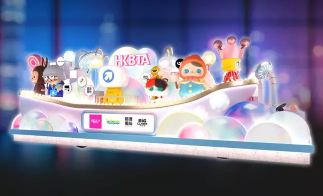 香港潮流玩具花車首度參與國泰新春國際匯演之夜