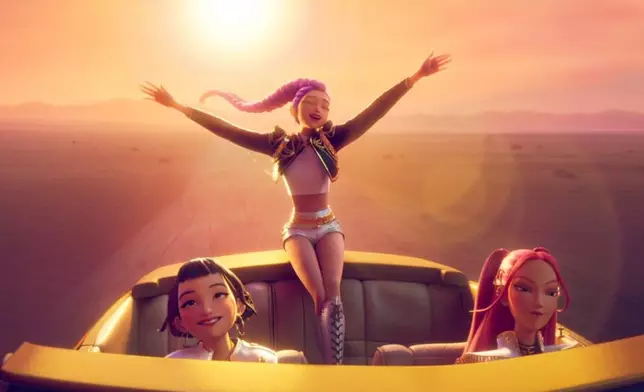 《Golden》在格林美獎獲「最佳影視媒體創作歌曲獎」，創下K-pop新紀錄。Netflix官方X圖片