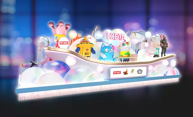 香港潮流玩具花車