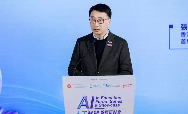 生產力局首席技術總監張梓昌博士表示，生產力局全力支持特區政府推動數字教育，助力香港教育擁抱AI 時代的機遇。