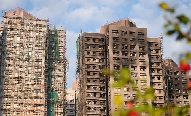 大埔宏福苑。巴士的報記者攝