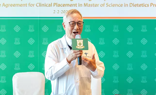 陳煥堂醫生表示，養和創新及專業培訓學院是本港醫療人才的培訓基地之一，通過是次與理大的合作，能為營養治療專業的學生提供一個獨特的實踐與科研平台。