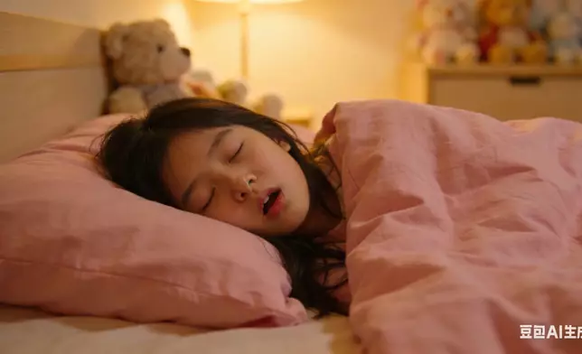 女童打鼻鼾求醫揭高血壓，進一步檢查竟驗出「男染色體」。AI生成圖片