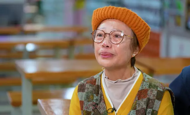 Wendy提到客人的愛時，感動得紅了眼眶。