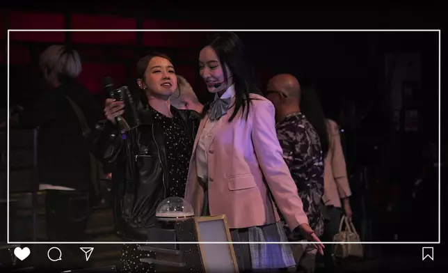 陳瀅同糖妹鏡頭背後Sweet到漏。