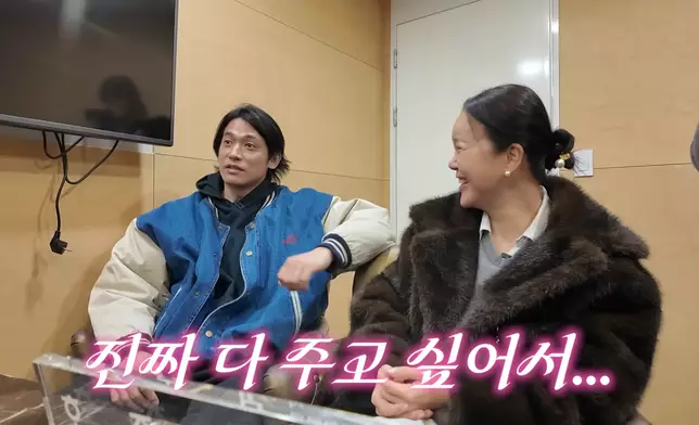 丈夫鄭錫元表示可以將一切都給她。影片截圖