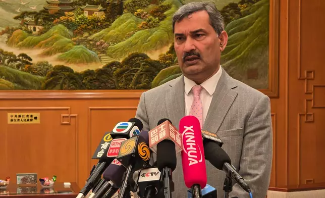 巴基斯坦駐港總領事謝赫。巴士的報記者攝