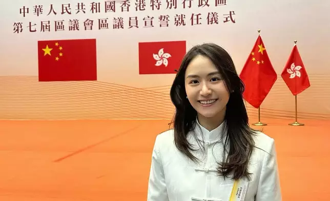 莊雅婷2023年以23歲之齡當選西貢區議員。