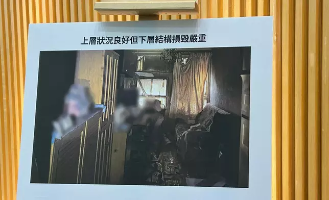 部分單位損毁嚴重。巴士的報記者攝