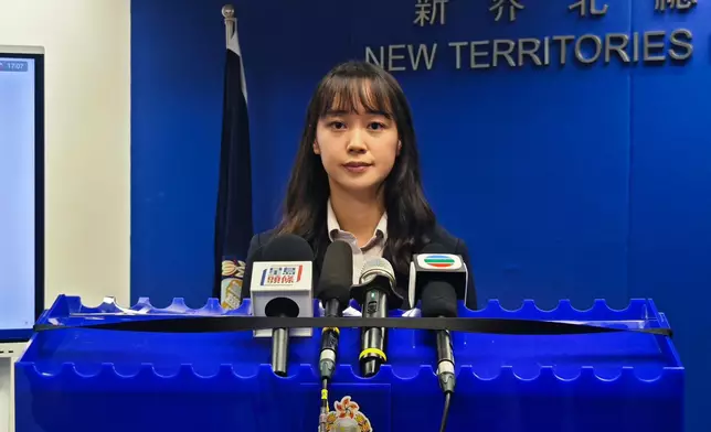 警方新界北總區科技及財富罪案組督察馬頌怡。