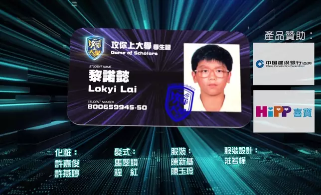 黎諾懿的學生相更戴上眼鏡。