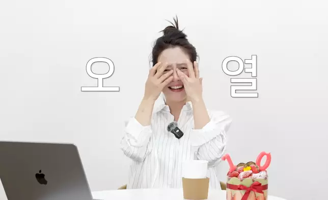 宋智孝在影片中哽咽。影片截圖