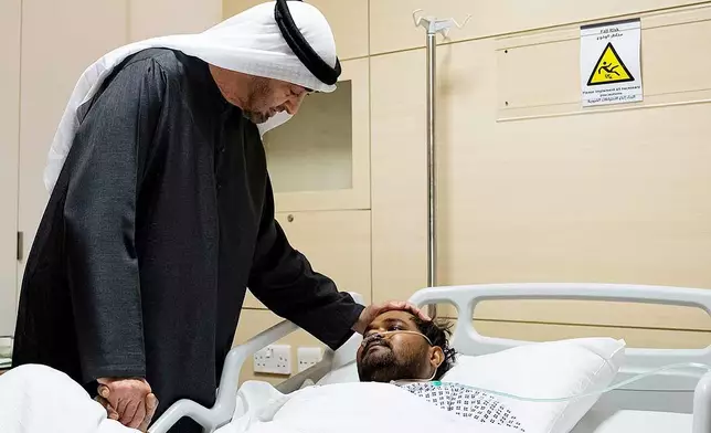 阿聯酋總統阿勒納哈揚形容，國家正處於戰爭時期，但一切安好。阿聯酋總統府圖片