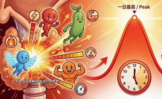 每朝瞓醒身體各類激素，皆處於最高狀態方便人類做兩件事。