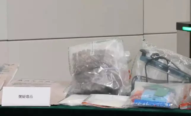 檢獲的證物。香港海關FB