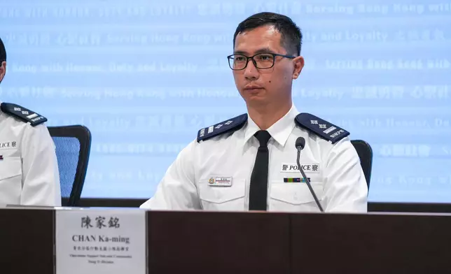 警方青衣分區行動支援小隊高級督察陳家銘。